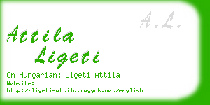 attila ligeti business card